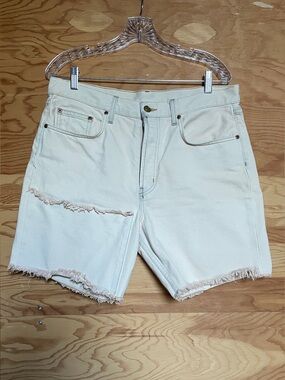 B Sides Vintage Pink Cut Off Denim Shorts